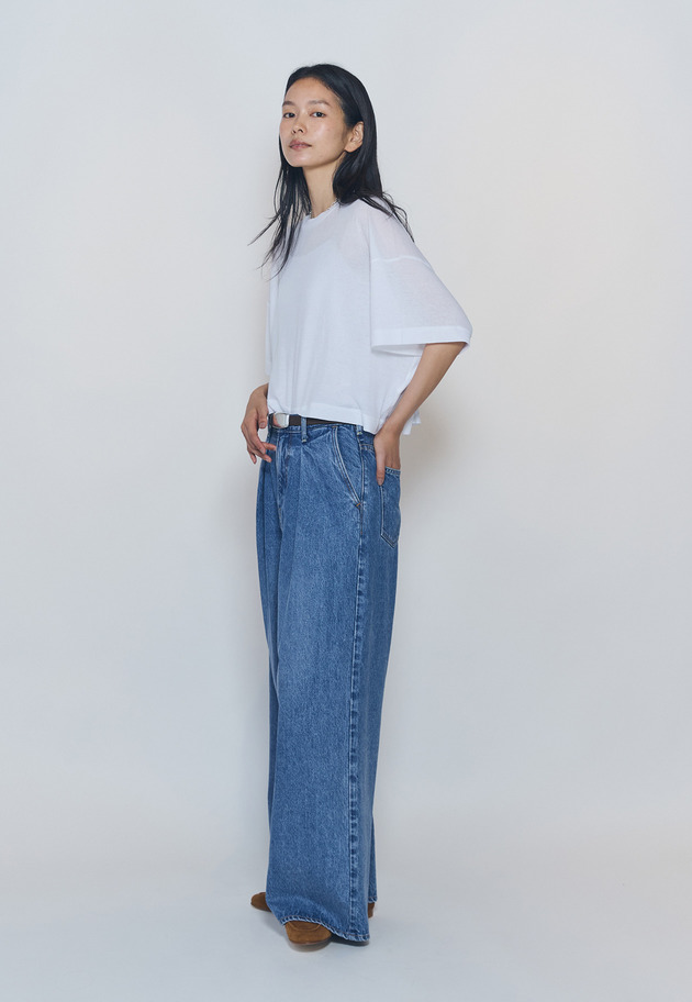 ＜upper hights / アッパーハイツ＞"SHORELINE WIDE TEE"カットソー 詳細画像 White 5