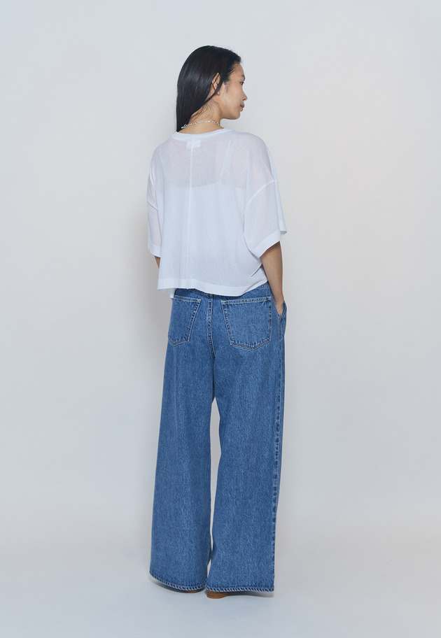 ＜upper hights / アッパーハイツ＞"SHORELINE WIDE TEE"カットソー 詳細画像 White 6