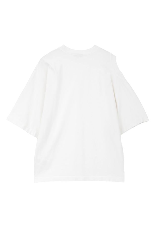 ＜AGOLDE （エーゴールドイー）＞ショルダーカットTシャツ 詳細画像 White 12