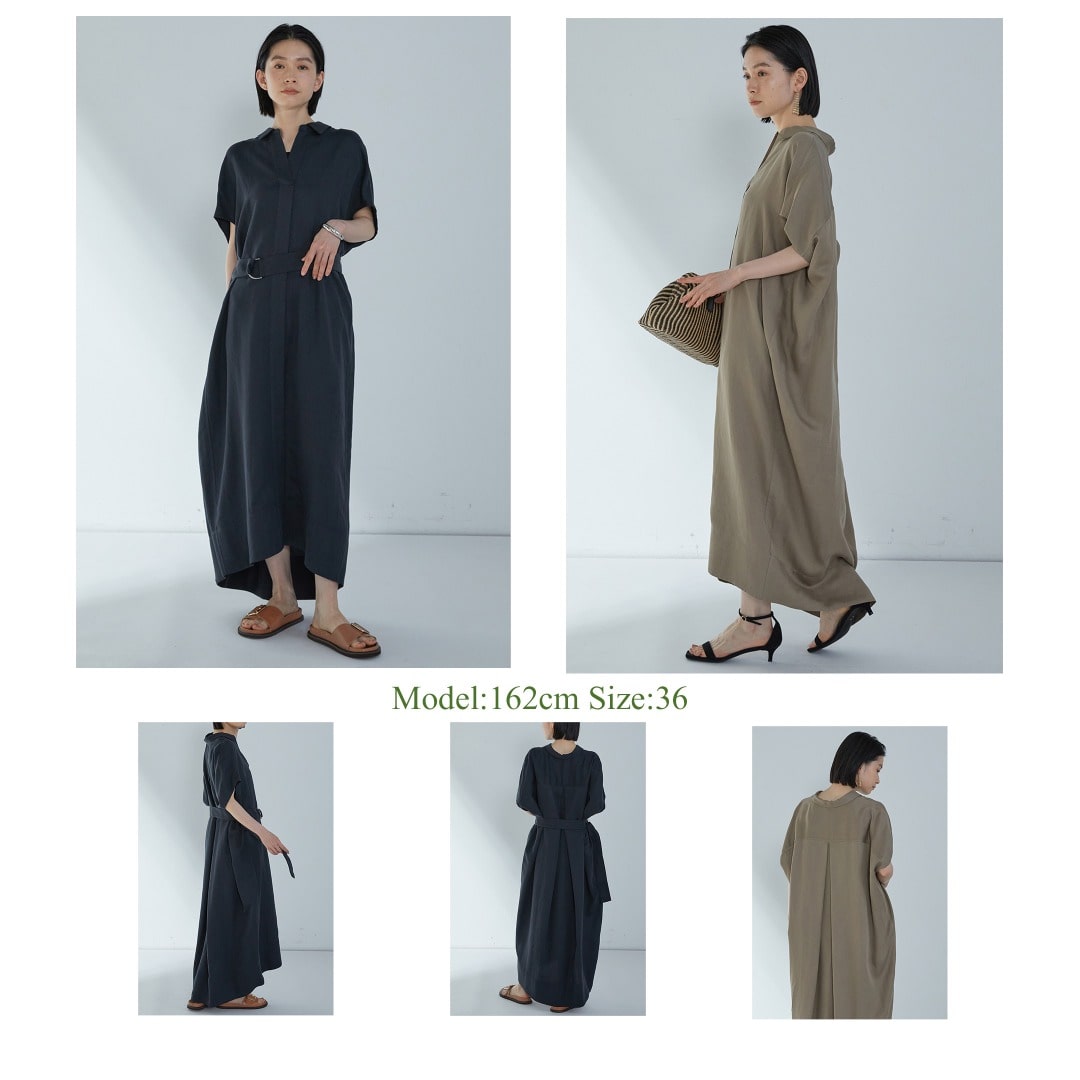 1er arrondissement × eclat バンドカラーワンピース - メルカリ