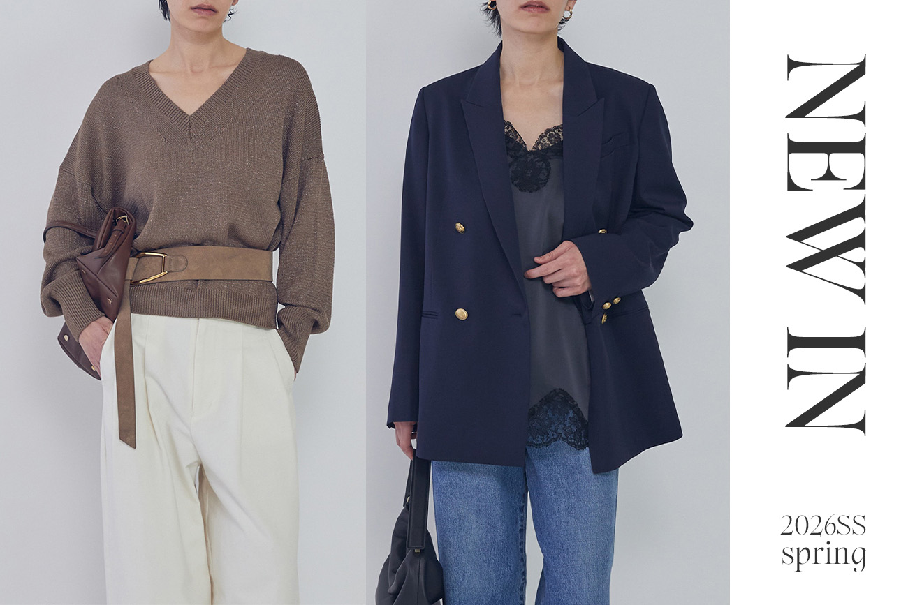 【new arrival】春の新作が続々と登場！