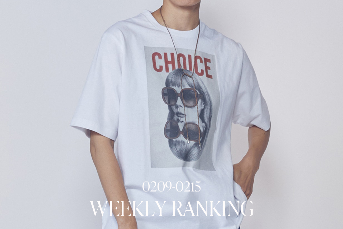 先週の人気アイテムランキング