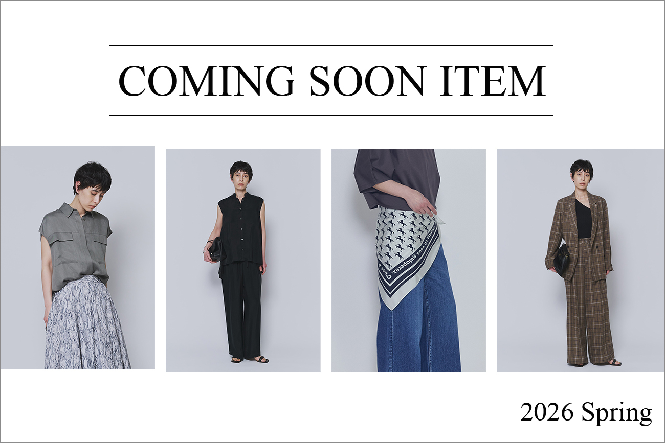 【4/9入荷】Coming Soonアイテムのご紹介