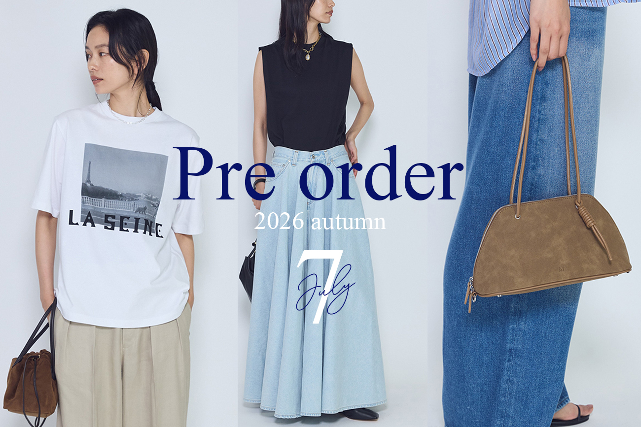 【Pre Order】オリジナルTシャツやCOUTURE D'ADAM・AGOLDEなど新作の予約スタート！