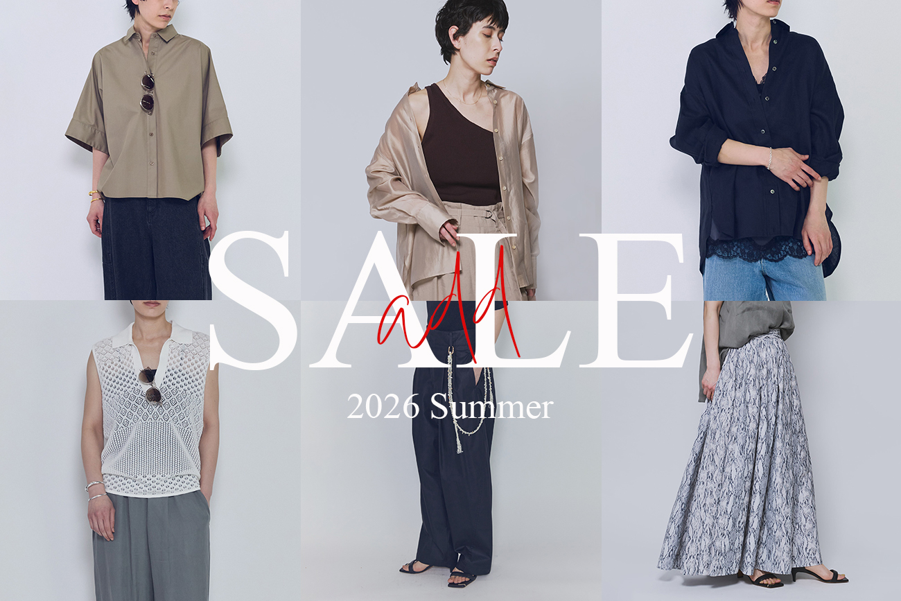 【SUMMER SALE】本日よりセール対象品が追加！