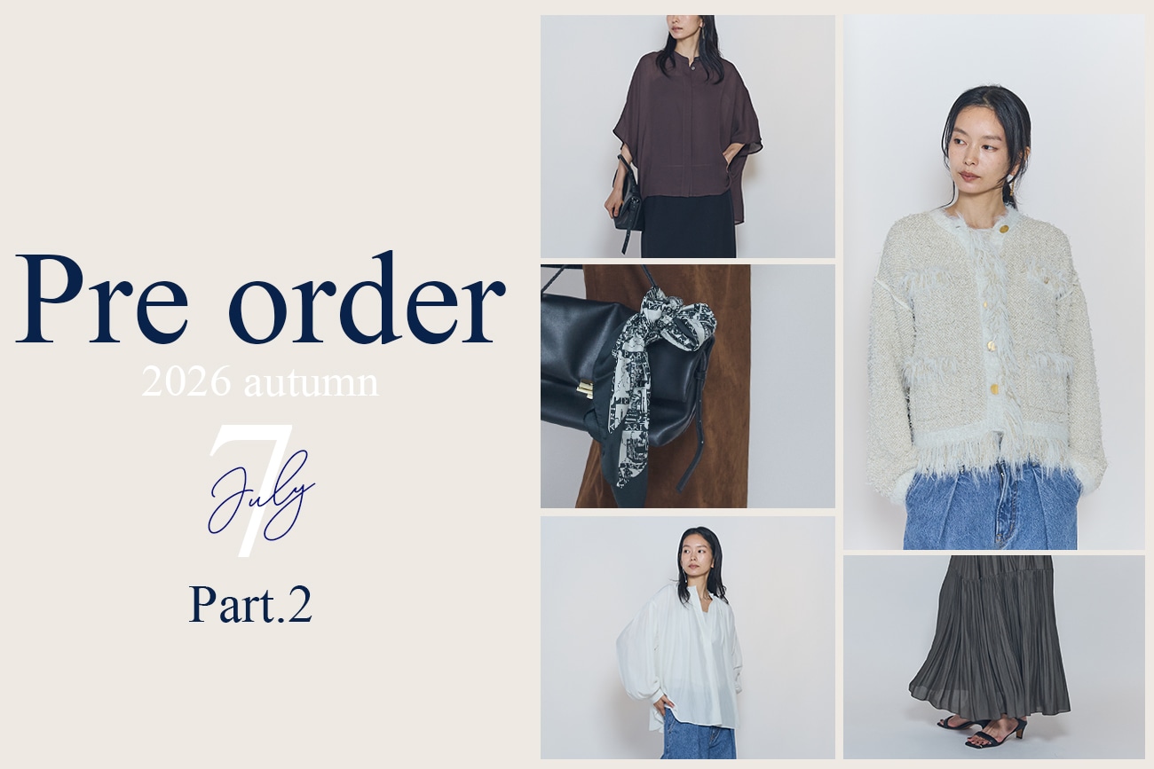 【Pre Order】1er ArrondissementオリジナルアイテムやWeb限定カラーなど新作の予約スタート！