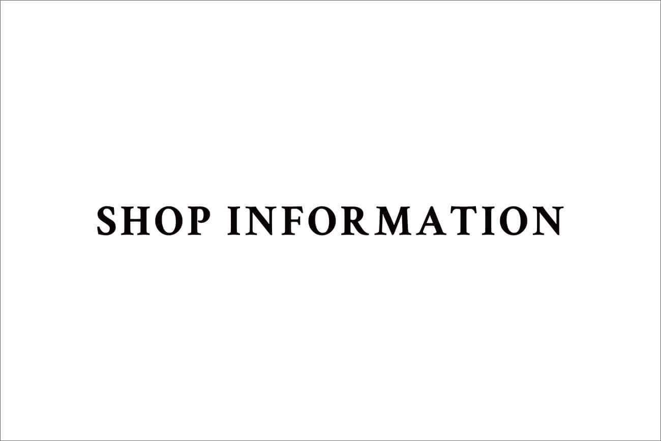 ショップイベント情報